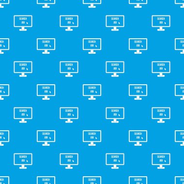 Arama iş desen kesintisiz mavi