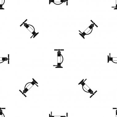 El hava pompası desen sorunsuz siyah