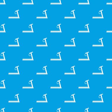 Koşu bandı desen kesintisiz mavi