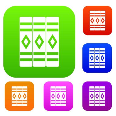 Üç edebi kitaplar koleksiyonu ayarla