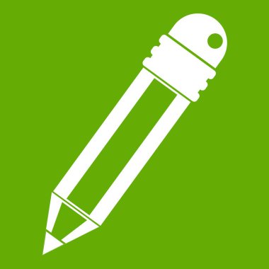 Silgi simgesi yeşil kalem