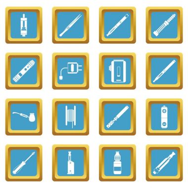 Vaping simgeler gök mavisi