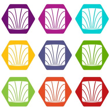 Parça somon simgesinin rengi altı yüzlü ayarla