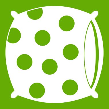 Yastık noktalar simge yeşil ile