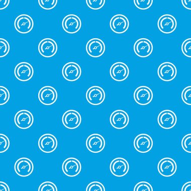 Hız göstergesi desen kesintisiz mavi