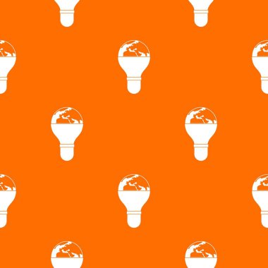 Ampul ve planet Earth desen sorunsuz