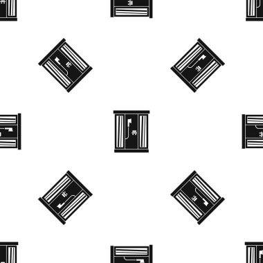 Duş Kabin desen sorunsuz siyah