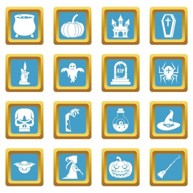 Cadılar Bayramı simgeler gök mavisi