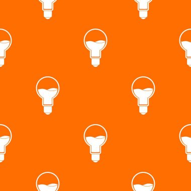 Ampul içinde desen kesintisiz mavi su ile