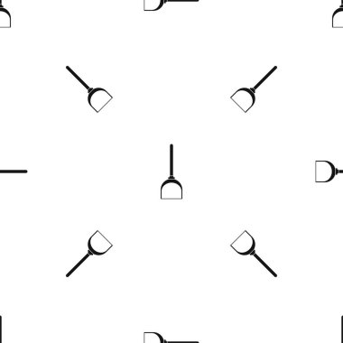 Kepçe temizlik için desen sorunsuz siyah