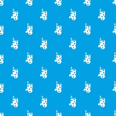 Mutfak eldiveni desen kesintisiz mavi