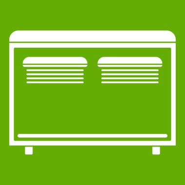 Simge yeşil Isıtma için madeni eşya