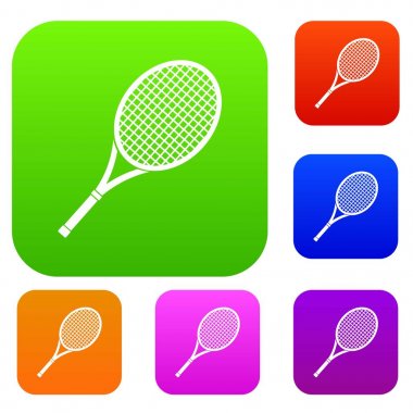 Tenis raketi koleksiyonu ayarla