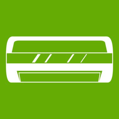 Klima split sistem simge yeşil