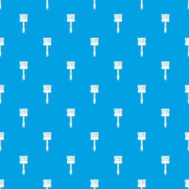 Boya fırça deseni kesintisiz mavi