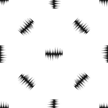 Dijital Ses Ekolayzır teknoloji desen sorunsuz siyah