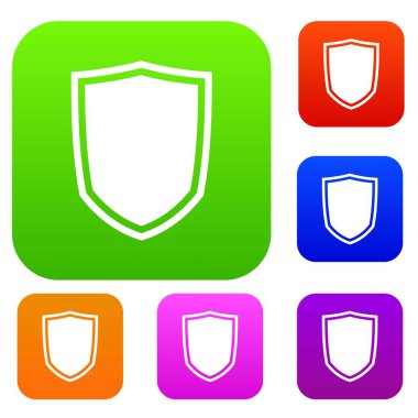 Askeri kalkan koleksiyonu ayarla