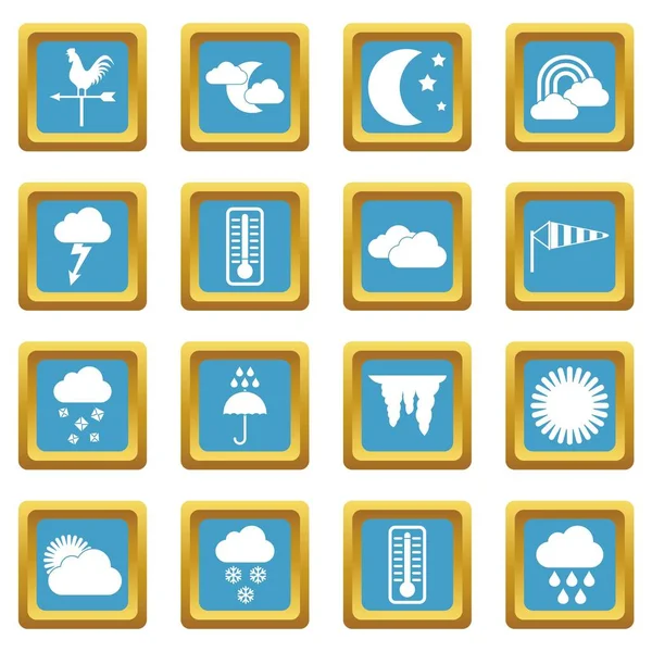 Hava simgeleri gök mavisi