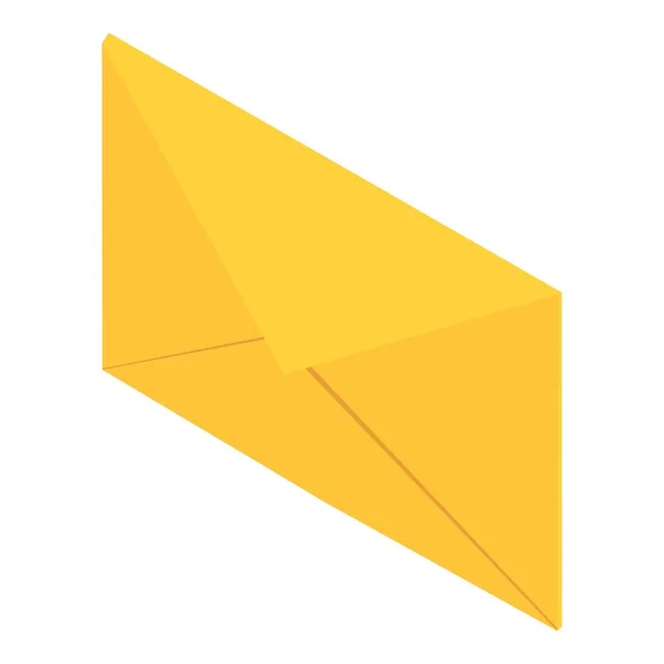 Poste icono de envolvente, estilo isométrico 3d — Vector de stock