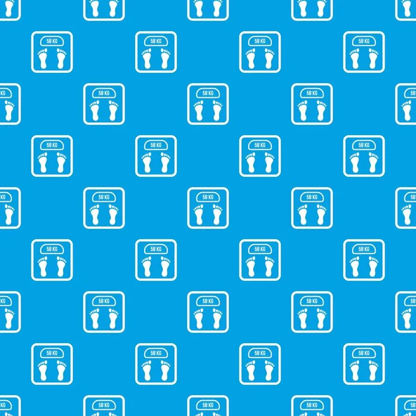 Ağırlık ölçekli desen kesintisiz mavi