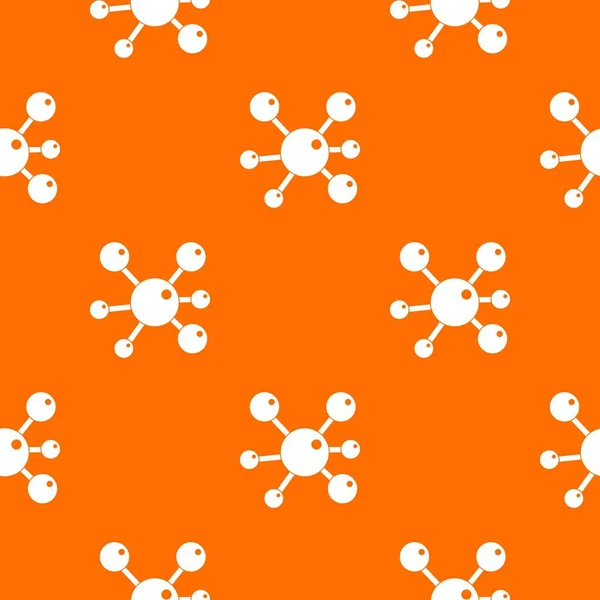 Chemische en fysische moleculen patroon naadloos — Stockvector