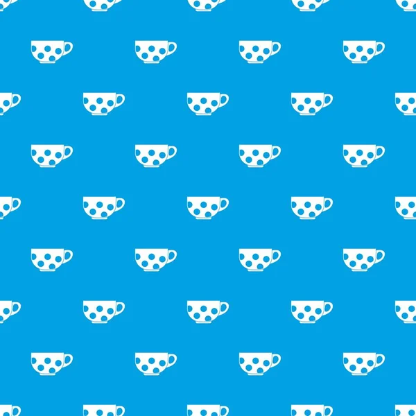 Kupası desen kesintisiz mavi