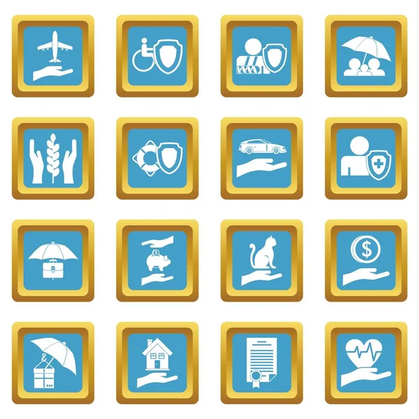 Sigorta simgeler gök mavisi