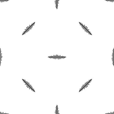 Ses dalgası desen sorunsuz siyah