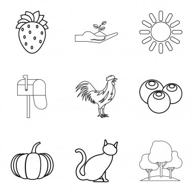 Horoz Icons set, anahat stili