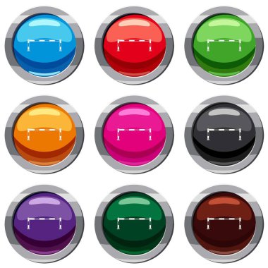 Trafik bariyeri 9 koleksiyonu ayarla