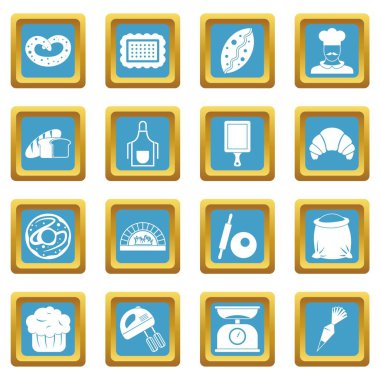 Fırın simgeler gök mavisi