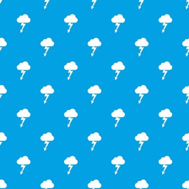 Yıldırım desen kesintisiz mavi bulut