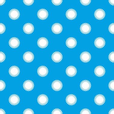 Güneş desen kesintisiz mavi
