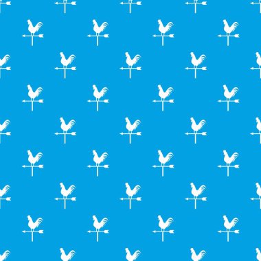 Horoz desen kesintisiz mavi Rüzgar gülü