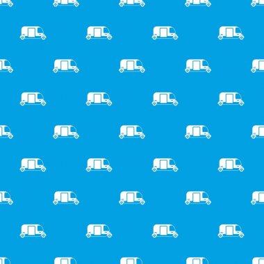 Tayland üç tekerlek Yerel taksi desen kesintisiz mavi