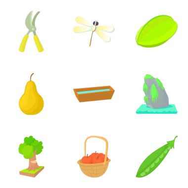 Seçim Icons set, karikatür tarzı