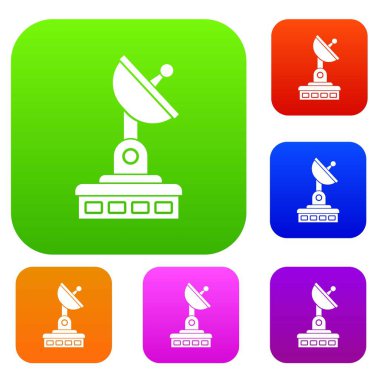 Uydu çanağı koleksiyonu ayarla