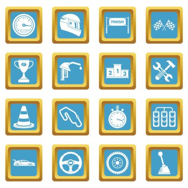 Hız simgeler masmavi yarış