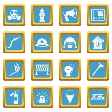 İtfaiyeci simgeler azure araçları