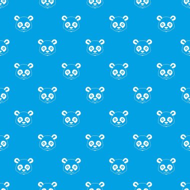 Panda desen kesintisiz mavi başkanı