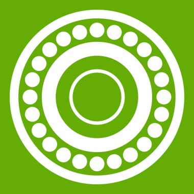 Rulman simgesi yeşil