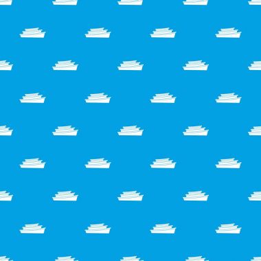 Ahşap tekne desen kesintisiz mavi