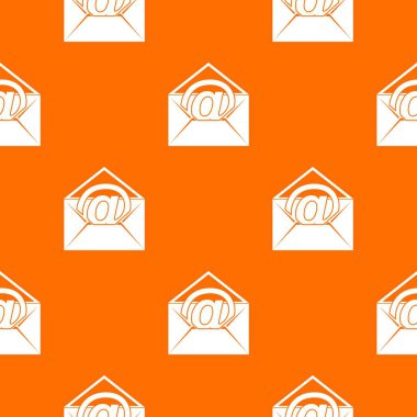 Sorunsuz e-posta işareti desenli zarf
