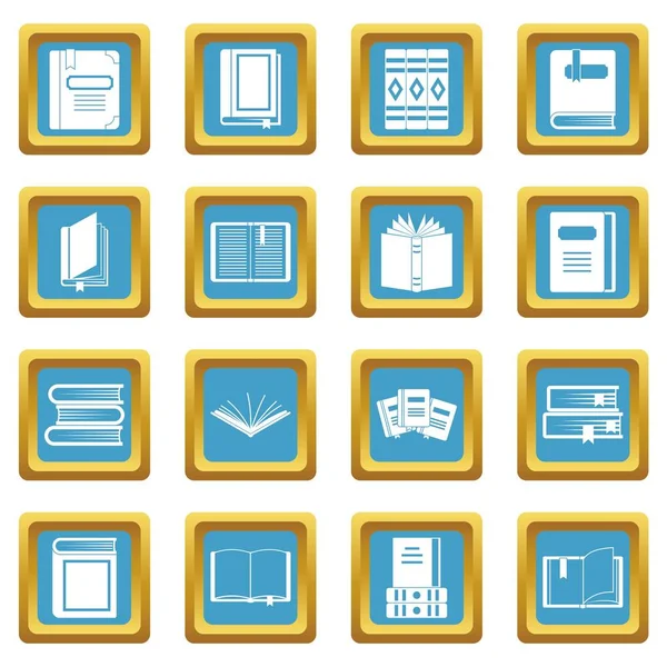 Kitap simgeleri gök mavisi