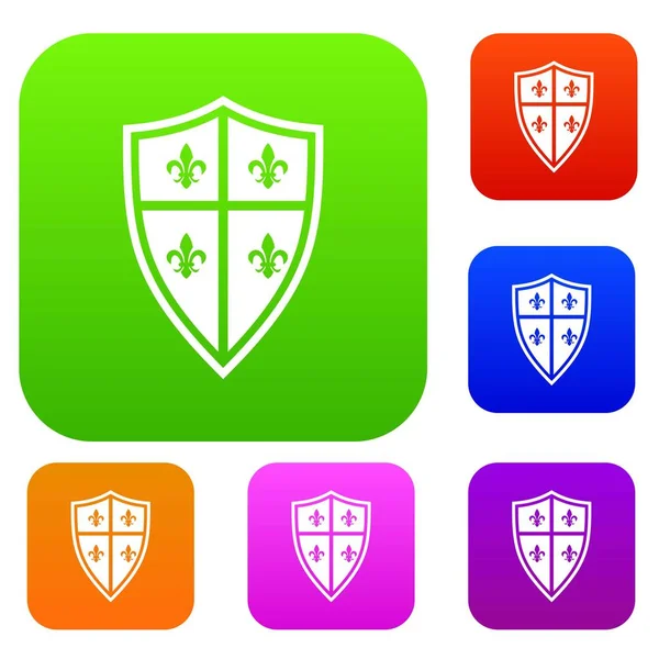 Kraliyet kalkan koleksiyonu ayarla