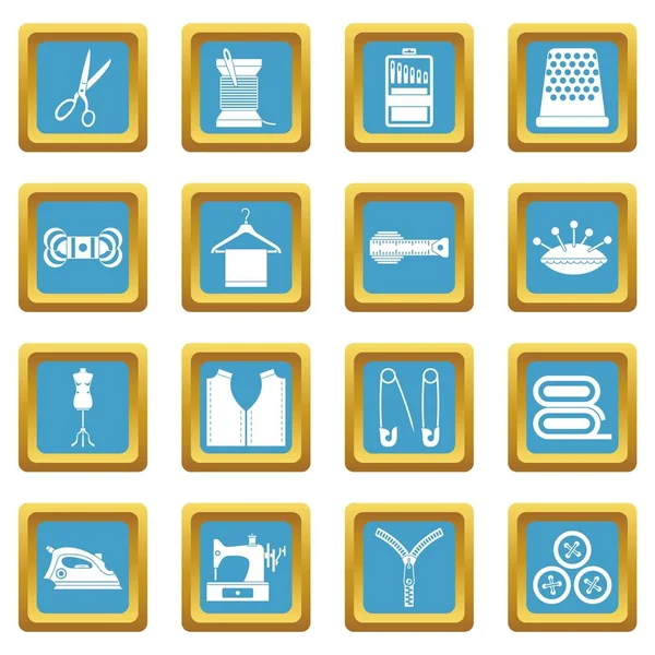 Dikiş simgeler gök mavisi