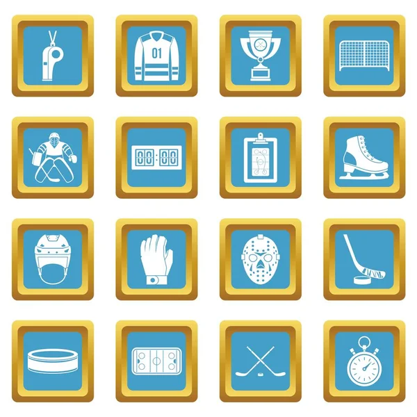 Hokey simgeler gök mavisi