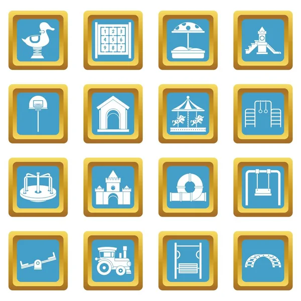 Bahçesi simgeler gök mavisi