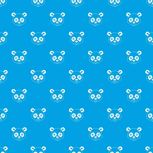 Panda desen kesintisiz mavi başkanı