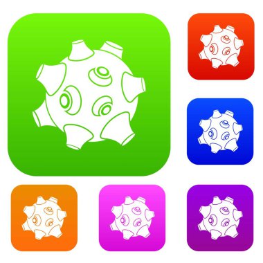 Kraterler set koleksiyonu ile moon